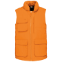 Gewatteerde bodywarmer Orange L