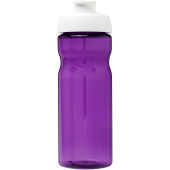 H2O Active® Eco POP Base 650 ml sportfles met kanteldeksel - Paars/Wit