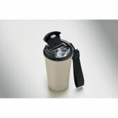 NAKANO - Gerecycled stalen beker 400ml - Beige