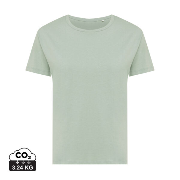 Iqoniq Yala dames lichtgewicht gerecycled katoen t-shirt, iceberg green (XXL)