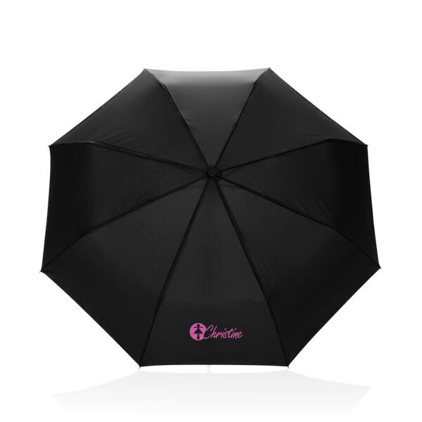 KENTO URBAN 21'' AWARE™ 190T RPET auto open-/sluitparaplu, zwart KENTO URBAN 21'' AWARE™ 190T RPET auto open-/sluitparaplu, zwart