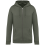 Ecologisch uniseks sweatvest met capuchon Organic Khaki XXS