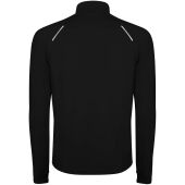 Estambul herensweater met lange mouwen en halve rits - Zwart - L