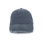 Gescheurde verwassen pet Washed Navy One Size