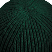 Engineered Knit Ribbed Beanie - White - One Size
