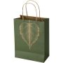 Kraftpapieren tas van 120 g/m² met gedraaide hengsels - 18 x 9 x 23 cm - Kraftbruin