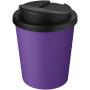 Americano® Espresso 250 ml recycled tumbler with spill-proof lid - Purple/Solid black