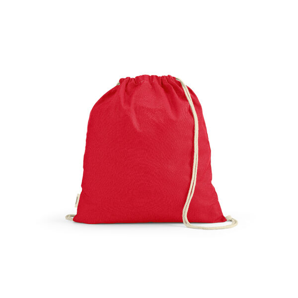 Gerecycled katoenen eco gymtas Lhotse | 140 g/m² | 41×37 cm | Koord rugzak | Rood Gerecycled katoenen eco gymtas Lhotse | 140 g/m² | 41×37 cm | Koord rugzak | Rood