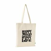 Organic Canvas Shopper (320 g/m²) tas - ecru
