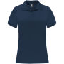 Monzha sportpolo met korte mouwen voor dames - Navy Blue - 2XL