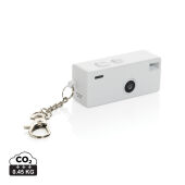 Cliq it RCS gerecyclede plastic sleutelhangercamera, wit
