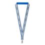 Polyester keycord met reflecterende overlay Polyester keycord met reflecterende overlay