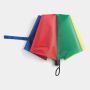Opvouwbare, uit 2 secties bestaande manueel te openen paraplu REGULAR blauw, geel, groen, rood