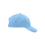 Brushed 6 Panel Cap light blue one size