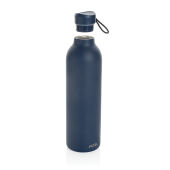 Avira Avior RCS gerecycled roestvrijstalen fles 1L, donkerblauw