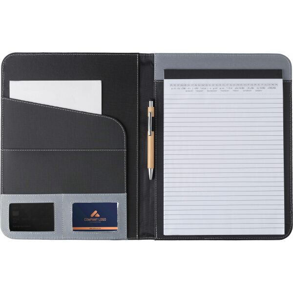 Nylon (600D) documentenmap Ivo grijs Nylon (600D) documentenmap Ivo grijs