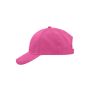 Brushed 6 Panel Cap pink one size
