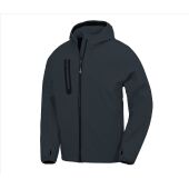 3-LAYER RECYCLED PRINTABLE CASUAL HOODED  SOFTSHELL, NAVY/NAVY, 3XL, RESULT
