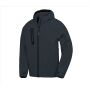 3-LAYER RECYCLED PRINTABLE CASUAL HOODED  SOFTSHELL, NAVY/NAVY, 3XL, RESULT