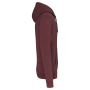 Ecologische herensweater met capuchon Wine Heather 5XL Ecologische herensweater met capuchon Wine Heather 5XL
