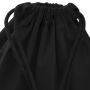 Premium Cotton Stuff Bag - Black - S