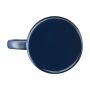 Retro Emaille Mok 350 ml - blauw/zwart