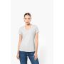 Dames T-shirt V-hals Korte Mouwen Royal Blue S