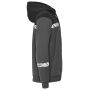 7104 1/2 ZIP HOODIE PGL Grey/Black XS