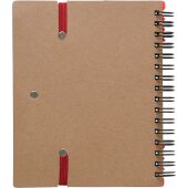 Recycled papieren notitieboek Angela zwart