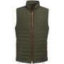 Tampa Quilted Gilet, Olive Green, XL, Brook Taverner