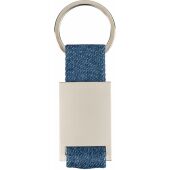 Denim sleutelhanger Ori blauw