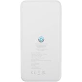 Intan powerbank van 10.000 mAh 10 W van gerecycled plastic - Wit