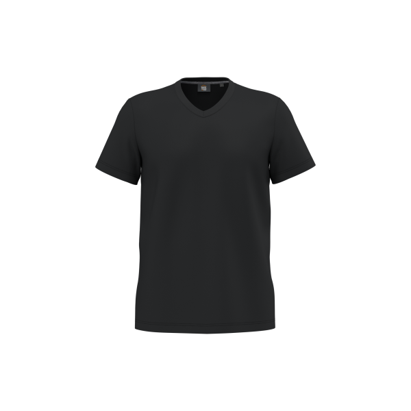Ecologisch antibacterieel heren-T-shirt met V-hals