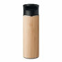 NANDA - Dubbelwandige drinkfles 450ml - Hout