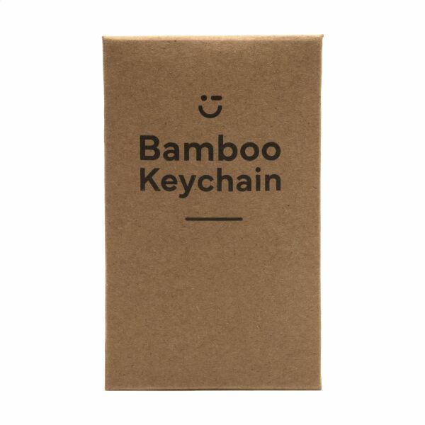Bamboo Key Rectangle Schlüsselanhänger - bambus Bamboo Key Rectangle Schlüsselanhänger - bambus
