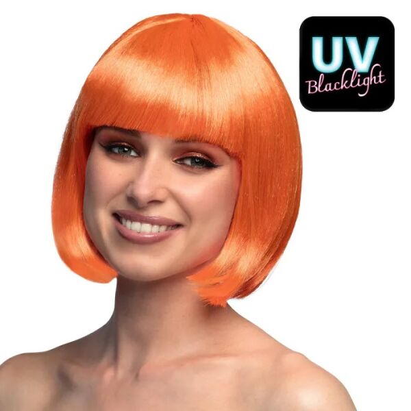 Oranje pruik model Cabaret Oranje pruik model Cabaret