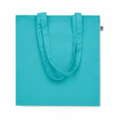BENTE COLOUR - Boodschappentas organisch katoe - Turquoise