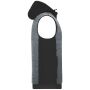 Men's Padded Hybrid Vest carbon melange/black XS