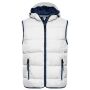 Men's Maritime Vest white/navy 3XL