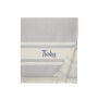 VINGA Tolo terry hamam handdoek, grijs, gebroken wit