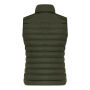IQONIQ Meru dames gerecycled polyester bodywarmer, khaki (M)
