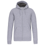 Sweatvest met capuchon Oxford Grey S