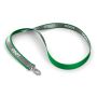 Polyester keycord met reflecterende overlay Polyester keycord met reflecterende overlay