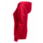 Printer Overhead Lady full zip hoody Red XS