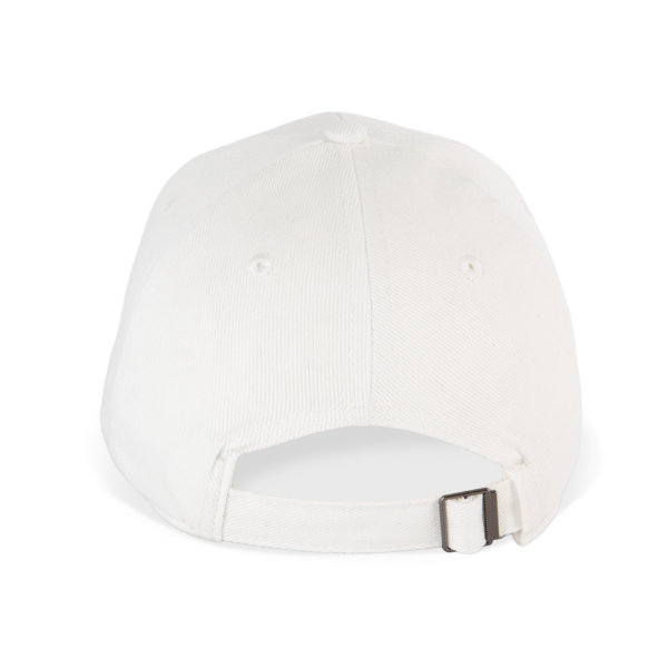 Biologisch katoenen pet met 6 panelen - K-up Gold Label Off White One Size Biologisch katoenen pet met 6 panelen - K-up Gold Label Off White One Size