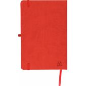 Gerecycled notitieboekje A5 Bloom - rood