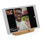 Bamboe tablet en telefoon stand, bruin