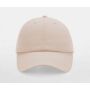 JUNIOR LOW PROFILE 6 PANEL DAD CAP, PEACH, One size, BEECHFIELD