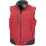 Soft Shell Bodywarmer red/black M