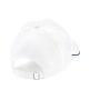 AUTHENTIC 5 PANEL CAP - PIPED PEAK, WHITE/FRENCH NAVY, One size, BEECHFIELD